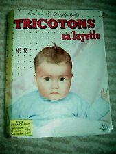 Tricotons layette 1958 d'occasion  Strasbourg-