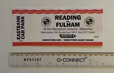 Fulham reading reserves for sale  HORSHAM