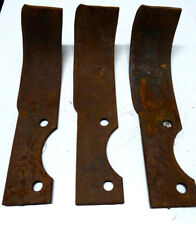 Three rotivator blades for sale  SANDBACH