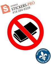 Stickers stickers warning d'occasion  Expédié en Belgium
