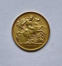 1909 gold half for sale  NORWICH
