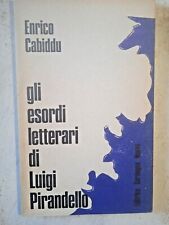 Gli esordi letterari usato  Cagliari