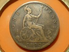 Angleterre one penny d'occasion  Franqueville-Saint-Pierre