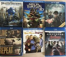 Lote de 6 Blu-Ray/3D (HP, Avengers, Edge, Turtles, Transformers e Dupree) comprar usado  Enviando para Brazil