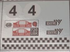 Scalextric C7 Mini Cooper Rally Type 1,2y3. Calcas al agua   -Leer descripción- segunda mano  Embacar hacia Argentina