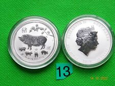 Silbermünze lunar schwein gebraucht kaufen  Bingen