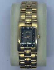 Elgin Diamond Quartz Watch Stainless Steel Gold Tone Black Vintage Quartz for sale  Shipping to South Africa