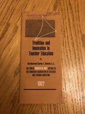 Usado, Folleto de conferencias vintage de tradición e innovación en la formación docente, 1967 segunda mano  Embacar hacia Argentina