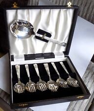 silver plated spoon set for sale  LIVERPOOL