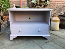grey painted tv unit for sale  ANDOVER
