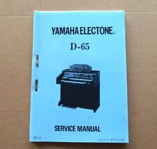 Yamaha D-65 Electone Service Manual Repair Schematic Diagrams Circuit Diagram for sale  Shipping to South Africa