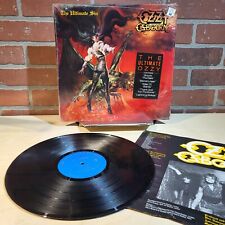 LP de prensa Ozzy Osbourne The Ultimate Sin 1986 en envoltura retráctil y pegatina publicitaria segunda mano  Embacar hacia Argentina