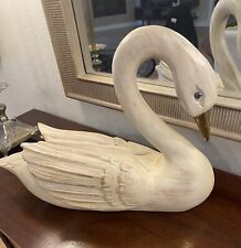 folk wood art swan for sale  Colorado Springs