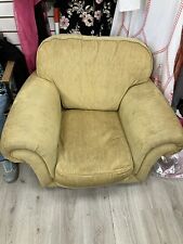 Mustard yellow armchair for sale  BLACKPOOL