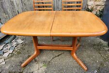 Vintage danish larsen style mid century table and chairs for sale  Shipping to South Africa