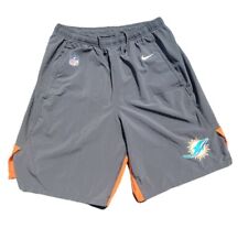 Usado, Nike Miami Dolphins Dri-Fit Pantalones Cortos Sobre el Campo Ropa Gris Naranja Jugador Grande #33 segunda mano  Embacar hacia Argentina