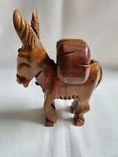 Vintage Art Deco Trench Table Lighter Wood Donkey Design. RARE for sale  Shipping to South Africa