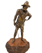 Bronze western cowboy for sale  West Hempstead