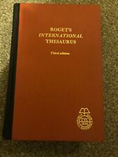 Roget international thesaurus. for sale  CASTLEFORD