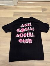 Usado, Camiseta Nevermind Anti Social Social Club Preta Rosa Grande!!️LEIA DESC!!️ comprar usado  Enviando para Brazil