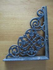 Prateleira de pergaminho ornamentada vintage suporte de parede ferro fundido Corbel, usado comprar usado  Enviando para Brazil