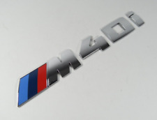 19-21 BMW X4 M40i emblema traseiro porta elevatória cromada placa de identificação logotipo original do fabricante comprar usado  Enviando para Brazil