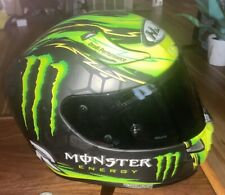 Capacete de motocicleta raro Monster Hjc Crutchlow 35 tamanho pequeno 55-56cm esgotado, usado comprar usado  Enviando para Brazil