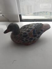 Handpainted duck ornament for sale  EXMOUTH