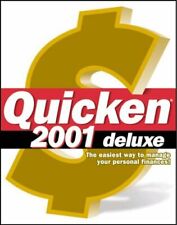 Quicken 2001 Deluxe Financial Software Windows Version CD  no subscription NEW for sale  Shipping to South Africa