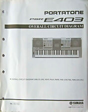 Usado, Teclado Yamaha PSR-E403 Original Diagrama de Circuito Geral e Folha Esquemática comprar usado  Enviando para Brazil