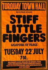 stiff little fingers poster for sale  WELLINGTON