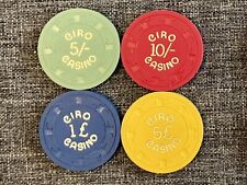 Casino chips ciro for sale  COLCHESTER