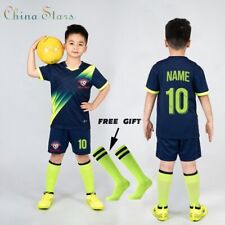 Kits de roupas esportivas infantis uniformes esportivos de futebol infantil de camisa de futebol masculino comprar usado  Enviando para Brazil