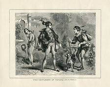 Vintage shakespearean print for sale  PLYMOUTH