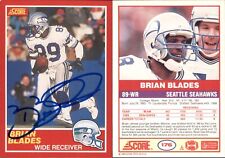 Brian blades signed for sale  USA