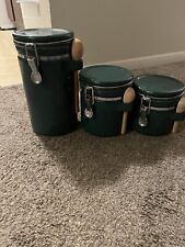 Kitchen green canister for sale  Midland