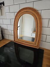 Wicker mirror rattan for sale  Shipping to Ireland