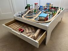 wooden train track table for sale  LONDON