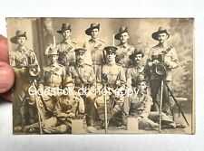 Rare Antique Postcard Photograph Boer War Australian Army Signallers Heliograph for sale  Shipping to South Africa