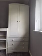 childrens / baby / nursery wardrobe with drawers / white, used for sale  NORTHAMPTON