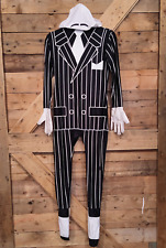 MORPHSUITS Black & White Tuxedo w' Moustache One Piece Costume Halloween Medium for sale  Shipping to South Africa