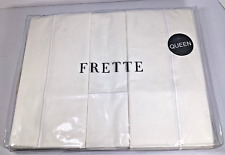 Frette One Bourdon Queen 4 peças conjunto de lençóis percal marfim emboridered linha branca comprar usado  Enviando para Brazil