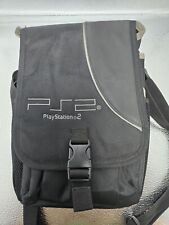 Estojo de transporte fino oficial Sony PS2 - Preto com logotipo prata - Ótimo estado!, usado comprar usado  Enviando para Brazil