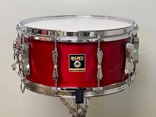 Mapex Orion Studio Birch 14x6.5 Snare Drum BS65 1990 - Transparent Red Lacquer for sale  Shipping to South Africa