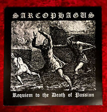 SARCOPHAGUS Requiem Death Of Passion RARO 2001 12" LP Bélgica EX+ Black Metal comprar usado  Enviando para Brazil