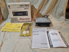 Pioneer Car Radio CD Player DEH-1800 With Box Manual Wires for sale  Shipping to South Africa
