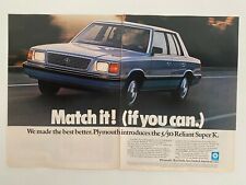 Plymouth reliant super for sale  Miami Beach