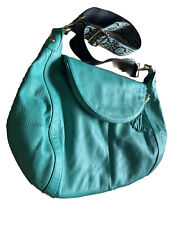 Bolsa de ombro Onna Ehrlich azul-petróleo Hobo grande couro azul ceossbody, usado comprar usado  Enviando para Brazil