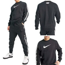 Conjunto de moletom Nike Repeat masculino de lã parte superior inferior preta comprar usado  Enviando para Brazil