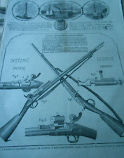 Gravure 1866 fusil d'occasion  La Verpillière